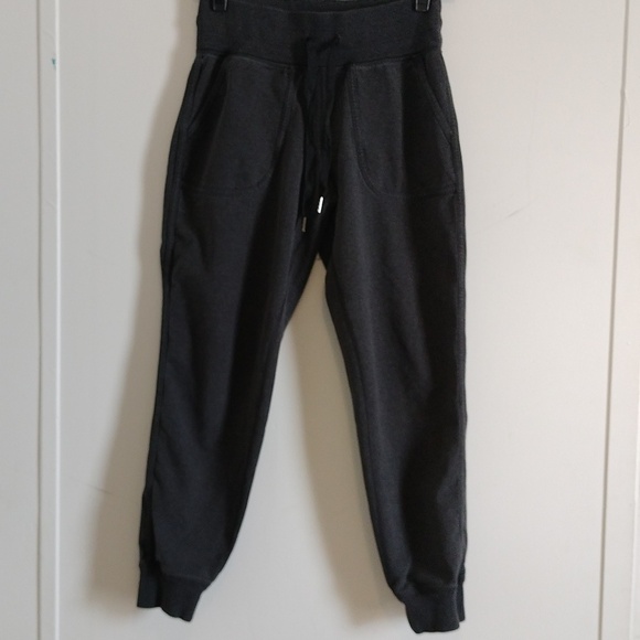 Lululemon Comfy As Sweat PantHeathered Black Size 4 - Picture 5 of 14